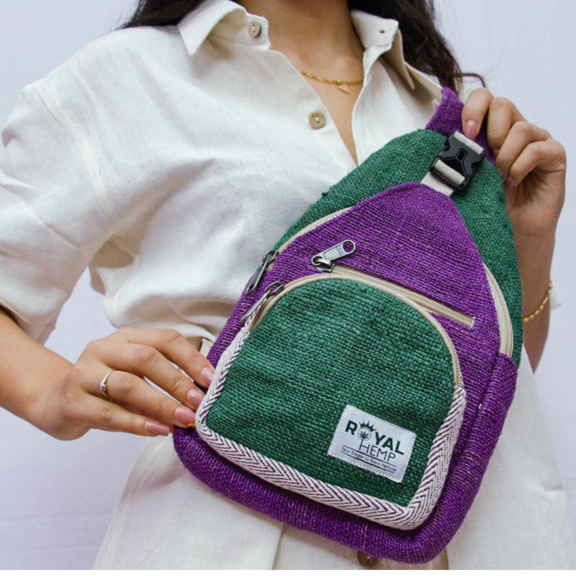 100% HEMP CHEST BAG