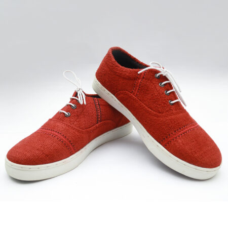 RED CANVAS SHOES