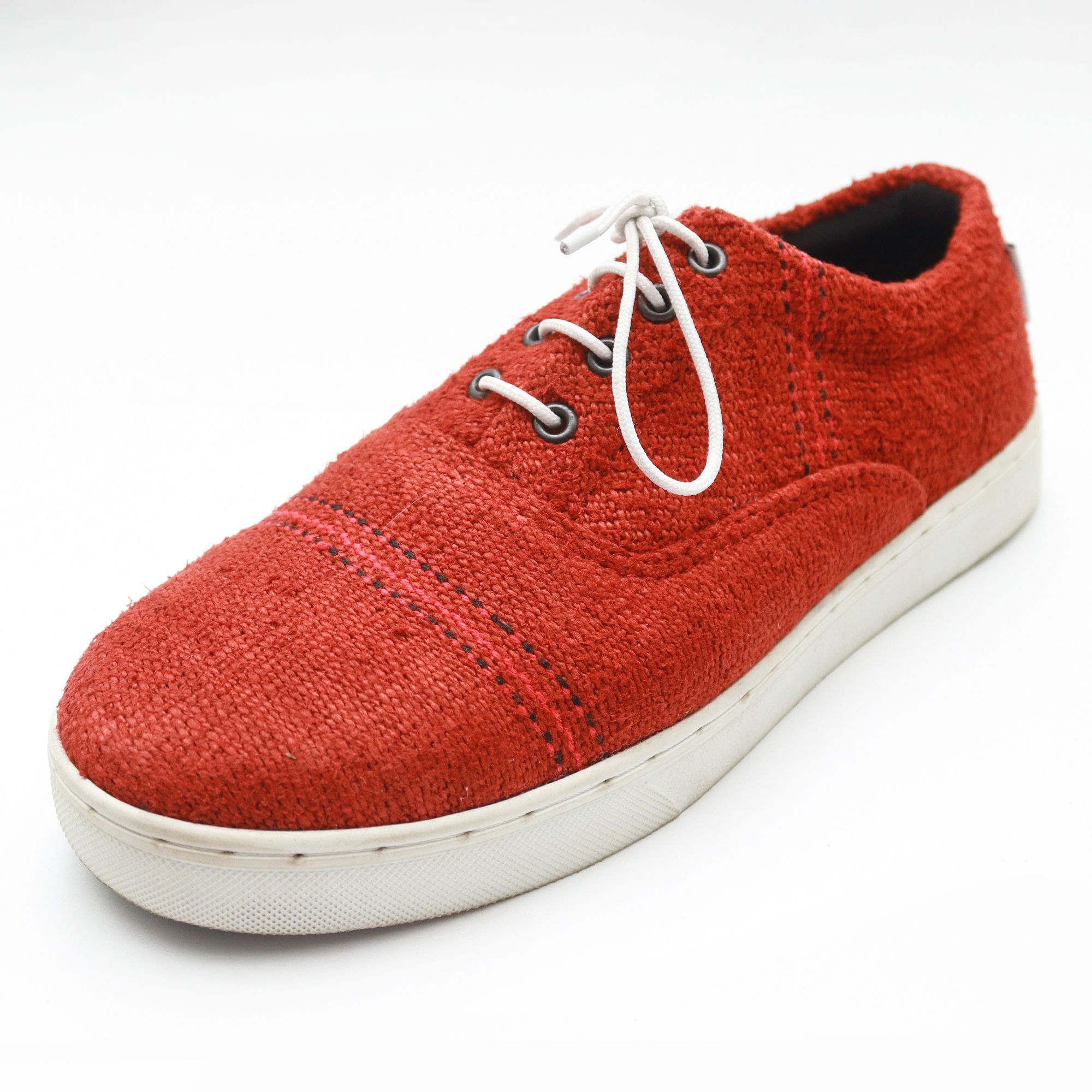 RED CANVAS SHOES - Image 3