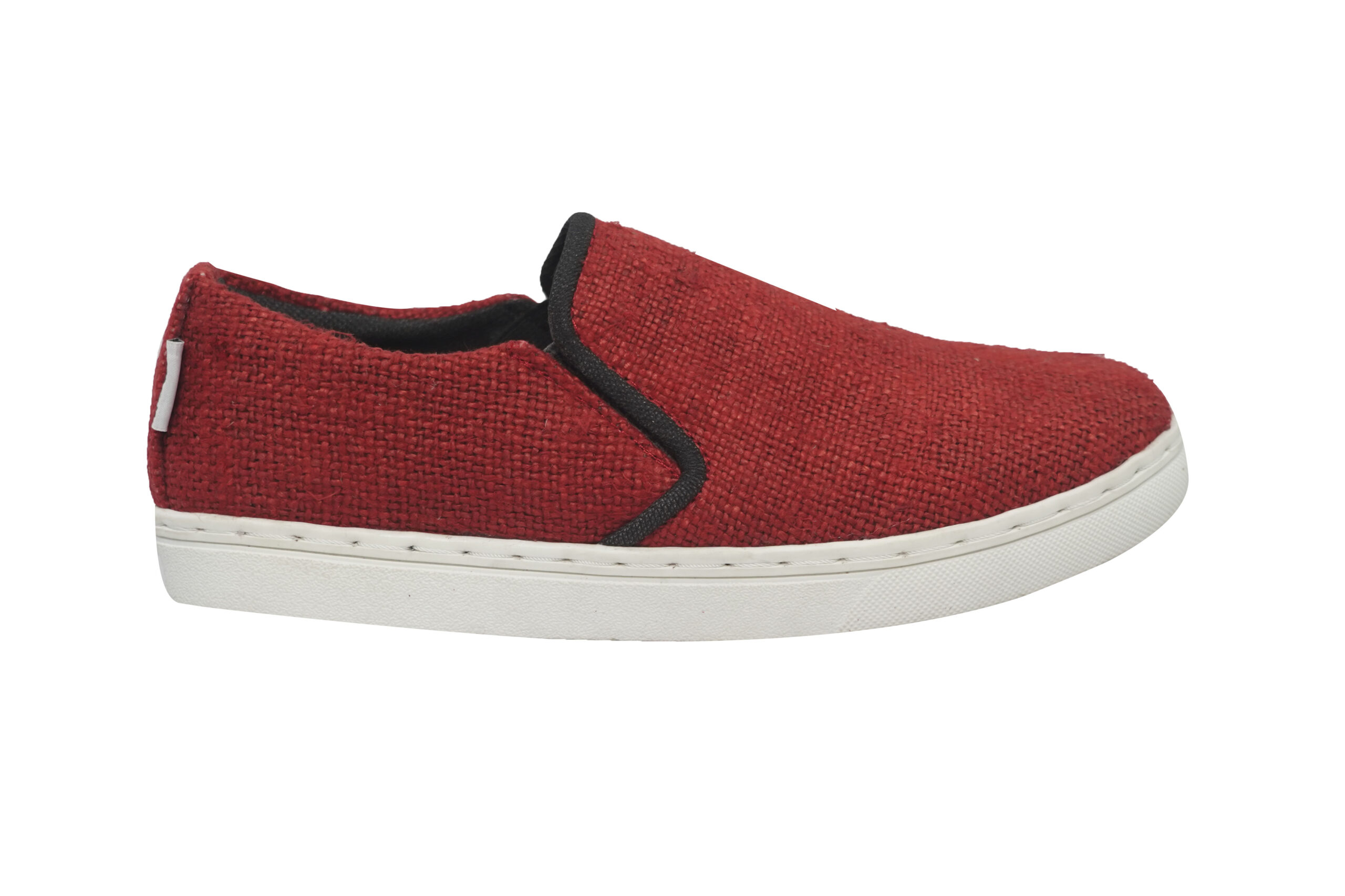 RED HEMP SLIP ON SHOES - Image 4
