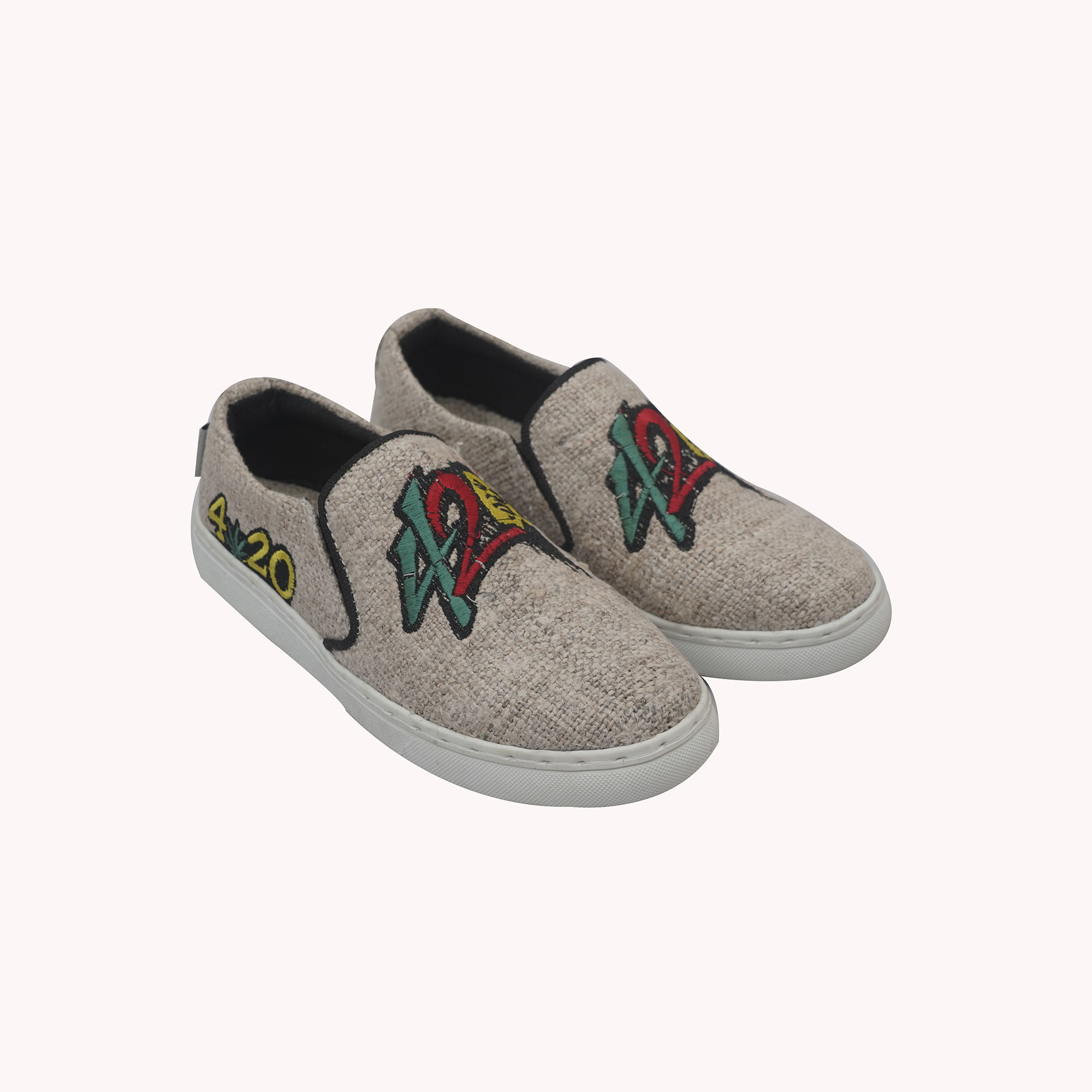 420 EMBROIDERED HEMP SHOES - Image 4